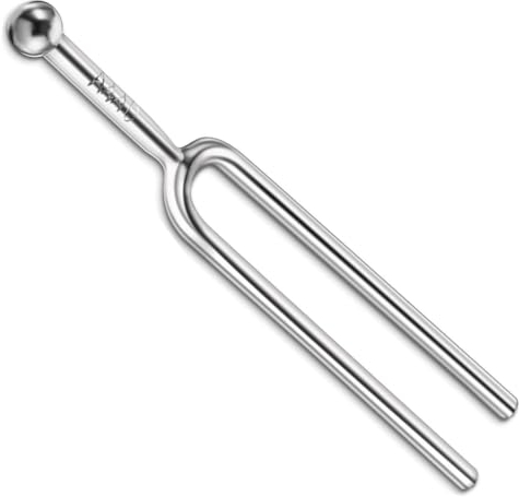 JJiaoLinin Stimmgabel aus Edelstahl,A440 Hz Stimmgabel Gitarren Stimmgabel Metall Stimmgabel Standard A440 Hz Stimmgabel für Musical Standard-Instrumente Violine Gitarren Tuner Geräte