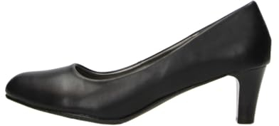 Fitters Damen Pumps Aurelia in Farbe Black PU, Damenschuhe in Übergröße - große Damenschuhe, Aurelia 43 EU Black PU