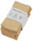 BewusstGrün® 12 Faire & Nachhaltige Stoffservietten + Faltanleitungen I 100% Bio-Baumwolle I 45x45 cm Beige