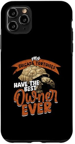 iPhone 11 Pro Max Sulcata Tortoise Case