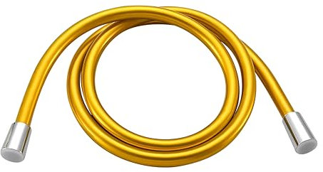 Flexible de Douche Haute Pression 1,5 m - Anti-Torsion & Anti-Fuite - Connexion Universelle 1/2 - Résistant à l'Eau Chaude/Froide - Doré Élégant