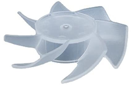Aspas de ventilador de plástico 7 hojas de plástico aspas de ventilador de repuesto para siete hojas aspas de ventilador eléctrico para secador de pelo motor