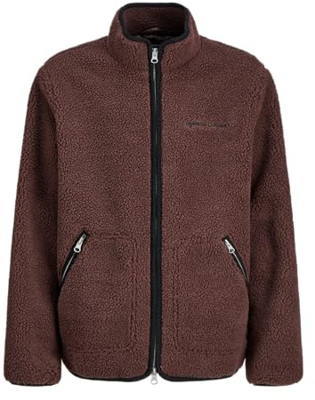 JACK & JONES JUNIOR Herren Jornorrebro Teddy Jacket Jnr, Deep Mahogany, Numeric_152