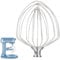 Stainless Steel Whisk Attachment for KitchenAid Stand Mixer 7 Quart Bowl, Stainless Steel Whisk Replacement for KitchenAid Lift Bowl Mixer, Dishwasher Safe, Replacement Whisk for KitchenAid 7QT Mixer
