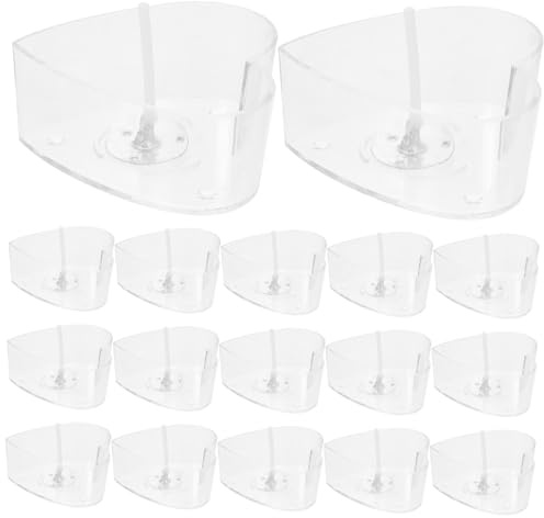 Homoyoyo Aromatherapy Candle Casting Mold Plastic Tea Light Cups with Wicks DIY Candle Making for Festival Scented Decor Lightweight Odorless Accessories for Craft
