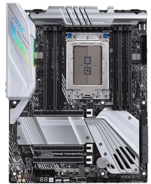 Motherboard passend für ASUS Prime TRX40-Pro S STRX4 3. Generation Ryzen Threadripper ATX Content Creation Motherboard 16 Leistungsstufen DDR4, Aura Sync RGB