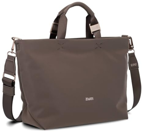 Zwei Damen Shopper NEO NE150 Handtasche 10 Liter, kleiner City-Shopper mit Kurzgriffen, Schultergurt verstellbar, Puffer-Design, Hauptfach mit Reißverschluss