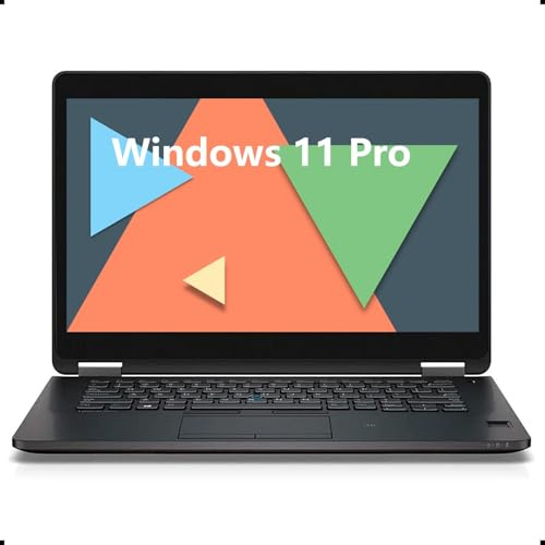 Dell Latitude 7470 Ordinateur portable professionnel 14 FHD Intel Core i5-6300, 8 Go de RAM, SSD 256 Go, clavier QWERTY US, Windows 11 Pro (reconditionné)