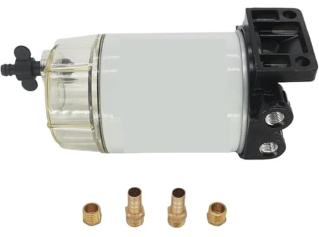 604941 Filtro separatore acqua carburante per Mercury Mariner 30 50 55 60 HP fuoribordo S3213 35809097 8M0103095 8M0146203 Riparazioni facili