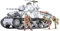 Tamiya 300035251-1:35 WWII US Sherman M4A3 Haubitze, 105 mm (9), Silber