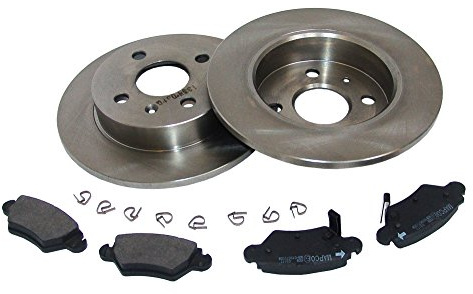Mapco 47692 Bremsensatz Bremsscheiben mit Bremsbeläge Hinterachse