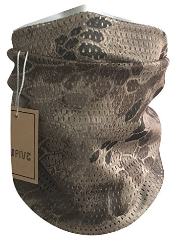 QMFIVE Taktischer Tarnungs-Schal, Unisex Mehrzweckmilitärstirnband-Art-Kopf-Verpackungs-Gesichts-Ineinander greifen-Halstuch