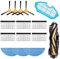 MIRTUX Kit de Recambios para Conga Excellence 990 - Incluye Rodillos Principales, Cepillos Laterales, Filtros, Prefiltro, Mopas - Recambios para Conga de Calidad - Accesorios Conga - Repuestos Conga