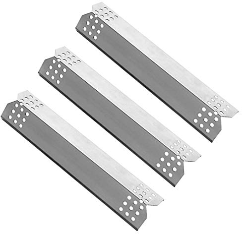 LOKHING 97371 (3-Pack) Stainless Steel Flame Tamer, Heat Shields, Heat Plate, Heat Tent, Grill Replacement Parts for Grill Master, Nexgrill and Other Gas Grill Models