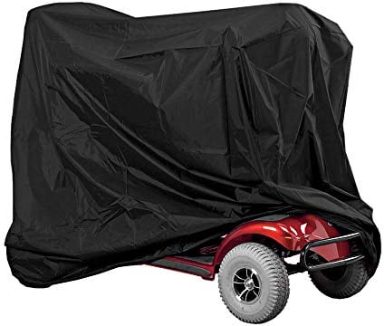 Housse de Imperméable Scooter de Mobilité Housse de pour Moto Anti-poussière Résistant à la Pluie, au Vent, Couvercle de Scooter 190x71x117cm Noir