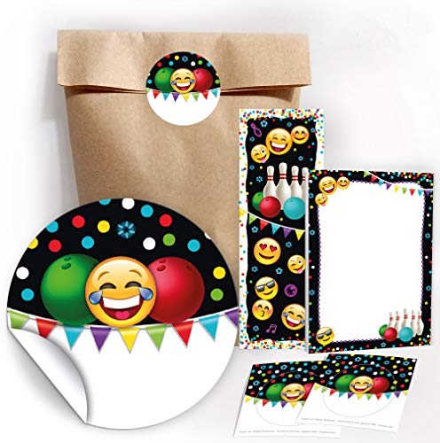 JuNa-Experten Mitgebsel Kindergeburtstag – 12 Geschenktüten für Kinder, 12 Lesezeichen, 12 Aufkleber und 12 Mini-Blöcke, Verpackungstüten, Geschenkbeutel, Jungen und Mädchen, Geburtstag