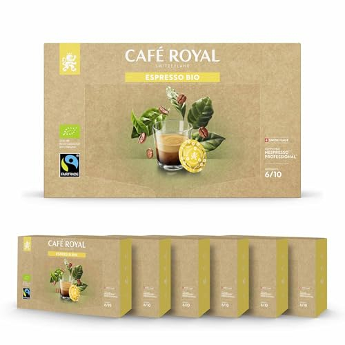 Café en Dosettes - Café Royal Pro | 6 x 50 - Compatibles avec les Machines à café Nespresso®* Professional - Saveur Espresso BIO