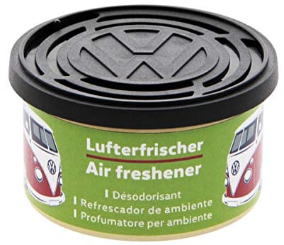 BRISA VW Collection - Volkswagen Luft-Erfrischer-Duft-Spender in der Dose mit T1 Bulli Bus Motiv (Classic Bus/Watermelon/Grün)