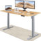 Desktronic Homeone Höhenverstellbarer Schreibtisch 160 × 80 cm – Elektrischer Schreibtisch Mit Zwei Elektrischen Motoren, Touchscreen-Steuerung Und Integrierten USB-a- Und USB-c-ladeanschlüssen