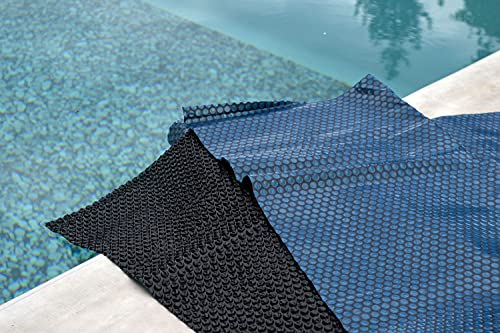 SPIRATO Solarnoppenfolie blau/schwarz für Pool 9,0 x 5,0 m Rechteck 200mic