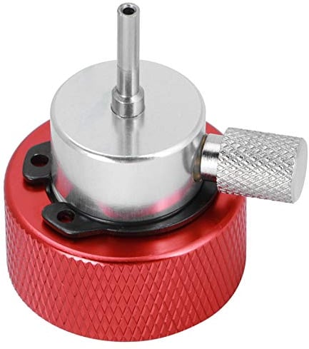 Dilwe Propane Refill Adapter Gas Charging Adapter Metal Material Corrosion Resistance Outdoor Camping Hiking