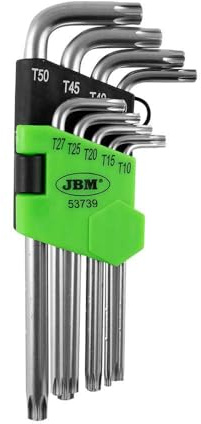 Satz DE 9 LLAVES TORX CORTAS