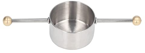 YUMILI Bar Jigger with Handle,Stainless Steel Measuring Cup, Multipurpose Double Ball Bartending Measuring Cup for Home Bar