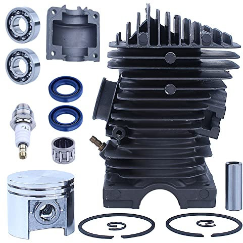 Gubeter Kit de roulement de manivelle de Piston de Cylindre de 40 mm, pour tronçonneuse Stihl 023 Ms230 Ms230C, 1123 020 1223, 11230201223