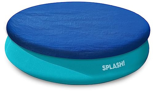 Splash! AquaRing Pool Cover - 8ft & 10ft | Durable and Efficient Protection for Your Pool | Keep Water Clean and Clear From Dust Debries - UV Light Protection (8ft)