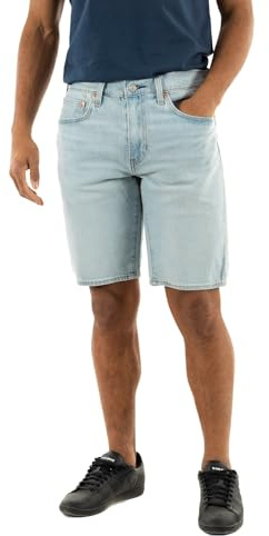 Levi's Men's 405 Standard Light Indigo-Worn IN, Vintage Core Cool Short, 36W