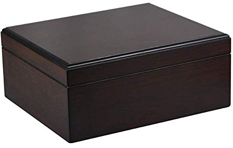 GagalU Zigarren-Humidor, Zigarrenkiste, Koffer, mattierter Mahagoni-Humidor, 6 Nest-Montage-Aufbewahrungsbox, Raucher-Zigarren-Humidor