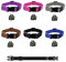Armastuse 6Stück Ziegen Halsbänder, Ziegenhalsband mit Glocke, Schafhalsbänder mit Glocke Verstellbare Nylon Schaf Halsbänder für Kleine Nutztiere Ziege Schaf mit Anti-Verlust