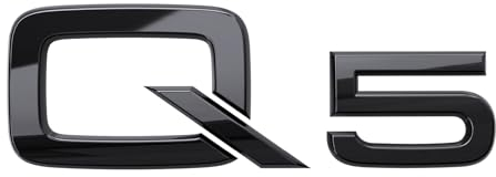 Audi 80A071803 Schriftzug Q5 Logo Aufkleber Modellbezeichnung Emblem, schwarz