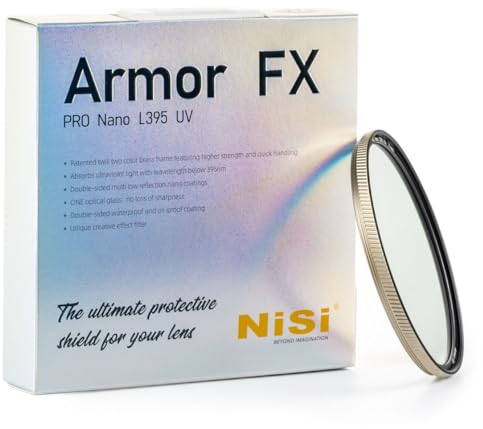 NiSi Armor FX UV Filter 39mm – Explosionssicherer UV-Schutzfilter, Objektivfilter mit beidseitiger Multi-Layer Nano-Beschichtung und Schutz des Objektiv