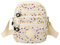 FAVORTALK Kleine Umhängetasche Damen Schultertasche Handytasche Zum Umhängen Klassische Handtasche Leichte Frauen Crossbody Tasche mit Blumen DJB02115