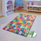 Bosdela Kinderteppich - und Babyteppiche – Vielfältige Designvariationen 100x160 cm Nummer – rutschfest, hypoallergen & pflegeleicht, idealer Lern- und Spielteppich für Kinderzimmer & Spielbereiche