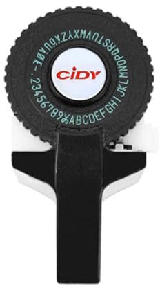 Mini etichettatrice manuale portatile fai da te 3D goffratura etichettatrice stampante macchina da scrivere con plastica PVC 9mm etichette nastri macchina lettering