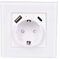 Cofan Enchufe de pared inteligente | Conectividad WiFi 2.4 GHz + Bluetooth | Potencia: 3520 W | 1 toma con puerto USB y USB-C | Compatible con Alexa y Google | Aplicación: Smart Life o Tuya | Temporiz