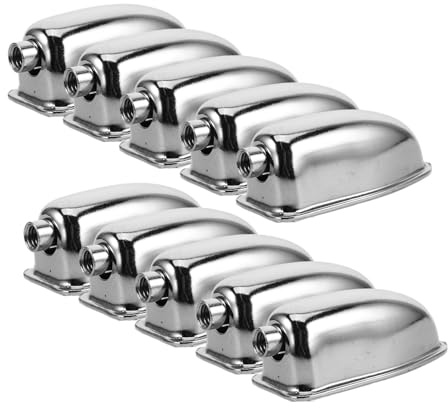 Milisten 10 Pezzi Linguette Cordiera Rullante in Ferro Argento Design Multifunzionale e Facile Installazione, Accessori per Rullante per Strumenti a Percussione