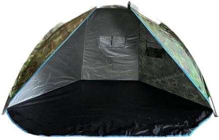 Qfdiwr Strandzelt, Solar-Schutz, UV-Schutz, Sonnenzelt, tragbar, sofort, für Camping, Angeln, Picknick, See, Garten, Reisen, Outdoor