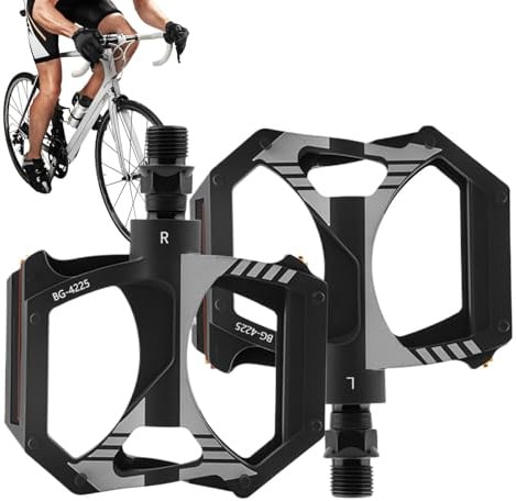 Mountainbike-Pedale, leicht, rutschfest, Fahrradpedale mit 2 versiegelten Lagern, für Radfahren, Outdoor, Sport, Stadtfahrten, Touring