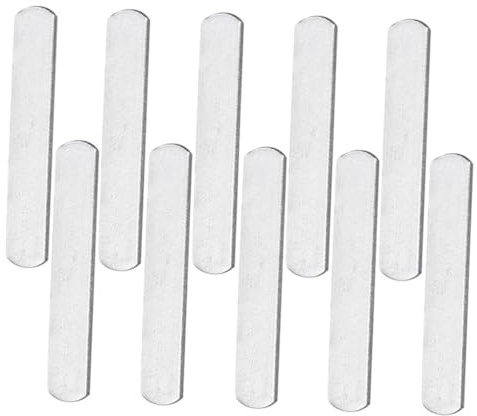 VICASKY 10pcs Steel Weight Plates for Fitness Training Electroplated Running Weight Accessories Each for Weighted Vests and Leggings