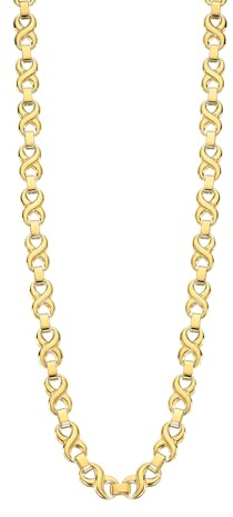 Lotus Style Damenhalskette Edelstahl 316 ml 55 cm | Feine Verarb., Damenhalsketten, Goldfarbene Halskette - Geburtstagsgeschenk, Jahrestag, Valentinstag, Muttertag LS2578-1/2