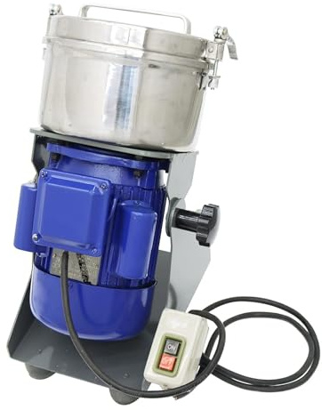 Electric Rock Crusher, 1.5kg Capacity, 2800RPM Grinder for Mining and Pulverizing to Fine Powder