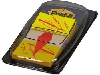Post-it Sign Here Index Pack of 50 W25mm Ref 680-9