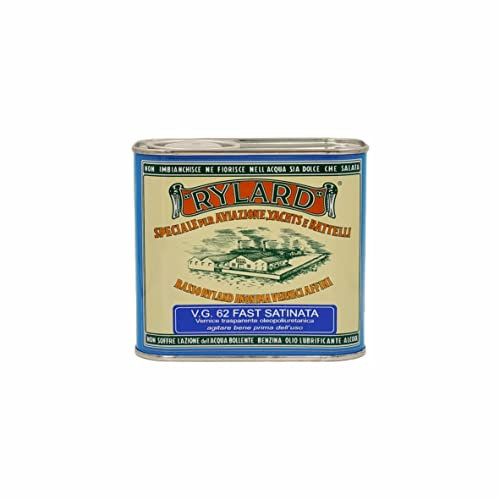 RYLARD VG 62 Fast Vernice trasparente oleopoliuretanica per legno, satinata, lattina da 500 ml.