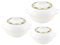Insulated Serving Dishes with Lids - 3pc Ambiente Thermal Hot Food Containers Set 6, 8 & 10Liters, White