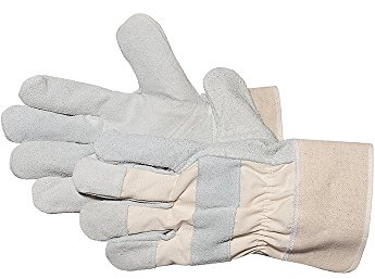 Jah 707 Set mit 10 Paar Handschuhen aus Spaltleder Größe 10,5