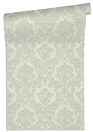 Architects Paper Textiltapete Di Seta Tapete mit floralen Ornamenten 10,05 m x 0,70 m beige braun Made in Germany 366694 36669-4