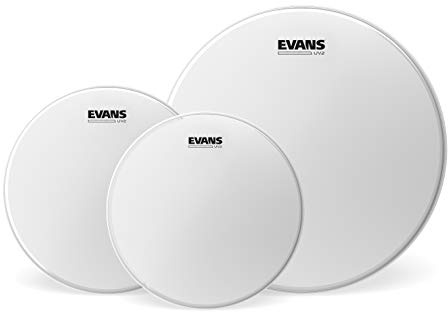 Evans Drum Heads - UV2 Coated Tom Pack - Fusion (10, 12, 14 Inch) | Evans UV2 Coated heads deliver warm tone, two-ply durability, controlled response and UV-cured coating that lasts.